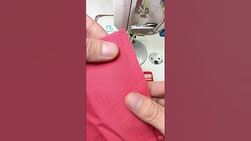 Schone en gepolijste naden aan beide kanten | Eenvoudige naaitechniek #shorts #naaihacks #naaien