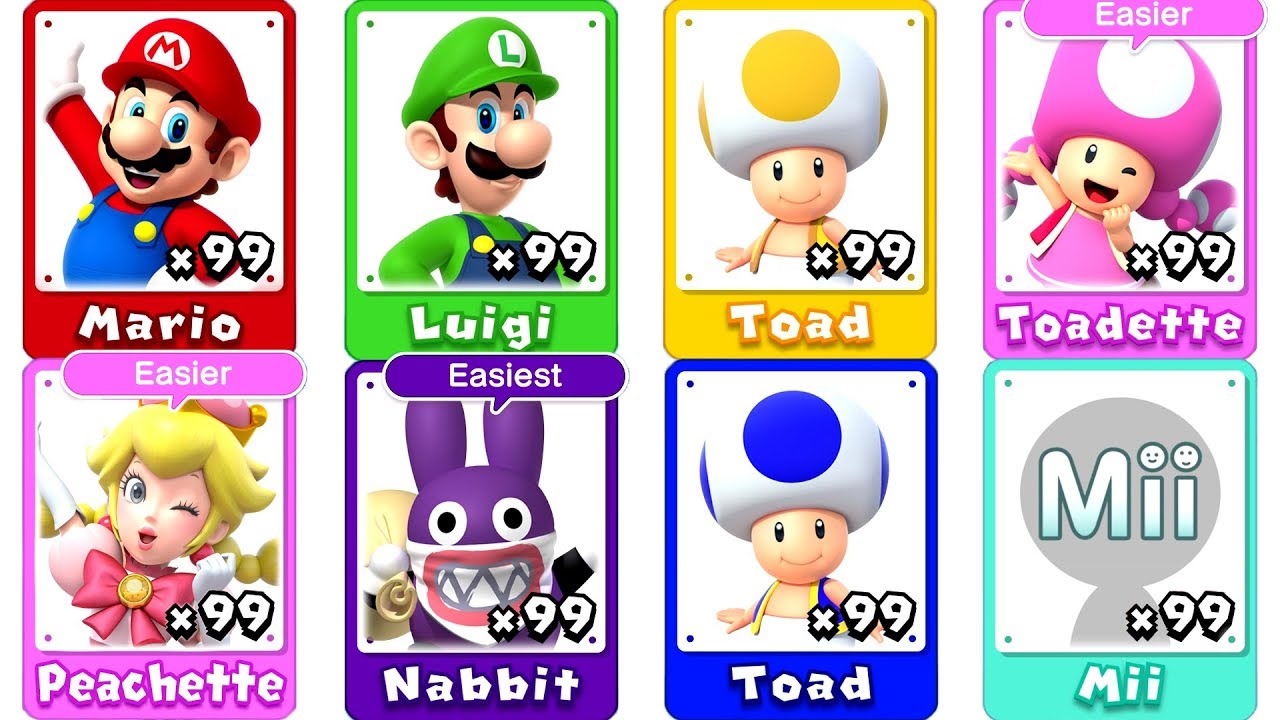 super mario bros characters