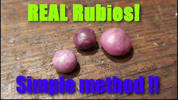 How to make real rubies at home!