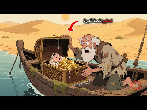 قصة الصياد الذي وجد صندوق ا طافي ا وظن فيه مال ا فوجد فيه طفل ا لكن هذا الطفل سبب ا في امتلاكه قصر