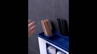 Multifunctional Kitchen Spice Box Wall-mounted Household Free Punching