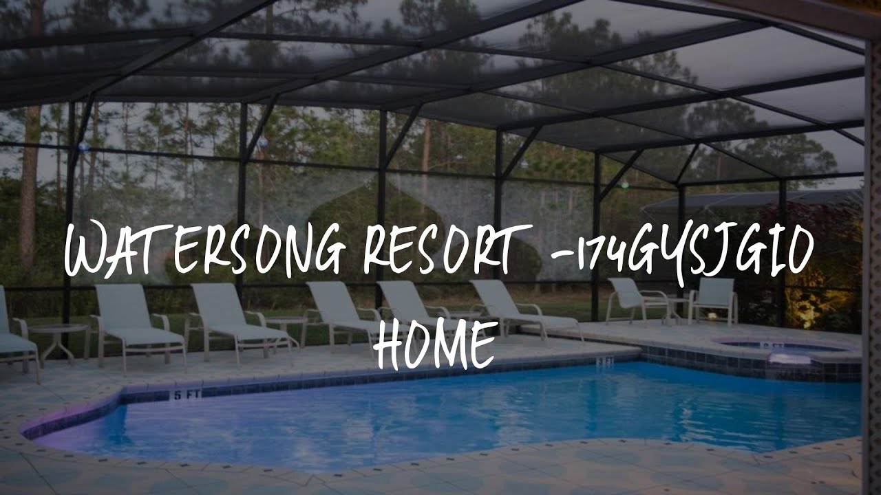 Watersong Resort 174GYSJGIO home Review Davenport , United States of