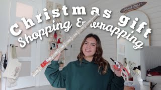 Christmas gift shopping & wrapping