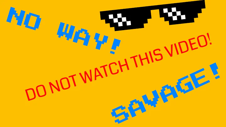 DO NOT WATCH THIS VIDEO!