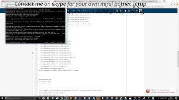 Setting Up Mirai Botnet