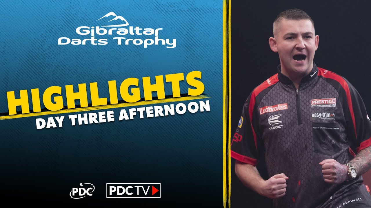 THE COMEBACK KING! Day Three Afternoon Highlights 2022 Gibraltar Darts Trophy