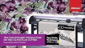 Tips, Tricks & Techniques ~ Efficient Production on the CG-FXII Cutter