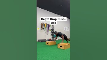 Depth Drop Push-ups | Upper Body Plyometrics #plyometrics #upperbodyworkout #athleticperformance