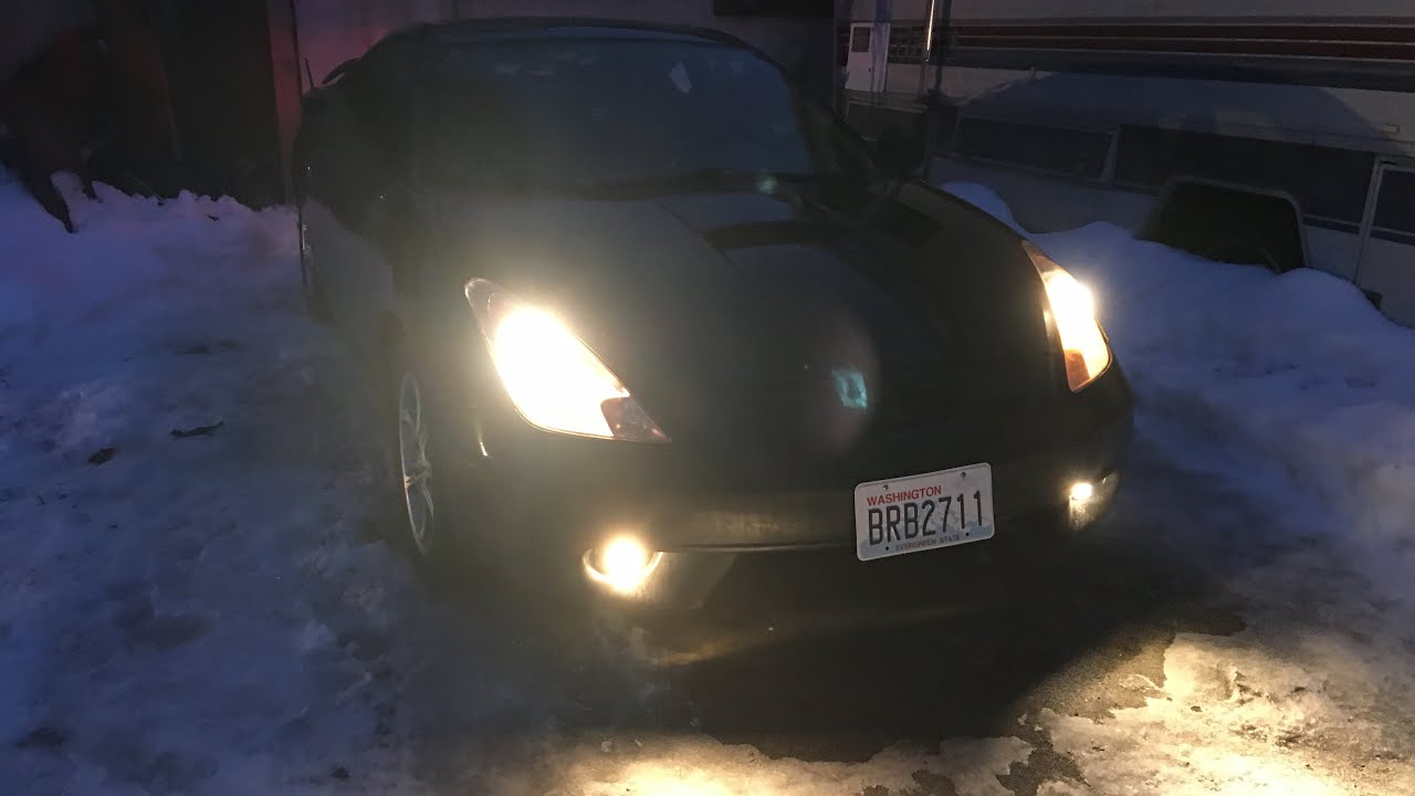 How to Remove Your Fog Lights And Replace The Bulbs// Toyota Celica Gts