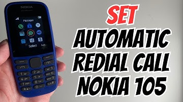 How to Set Automatic Redial Call in Nokia 105 - Nokia Tips and Tricks
