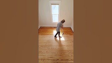 Best way to apply floor finish? #polyurethane #hardwoodfloors