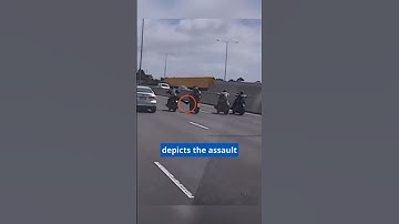 five Mongols bikers attacked sport biker 😱