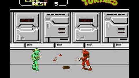 Teenage Mutant Ninja Turtles 2 The Arcade Game NES Play-through Part 9