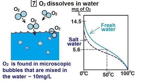 Chemistry - Liquids and Solids (21 of 59) Structures & Properties of H2O: O2 Dissolves in H2O