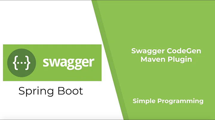 Spring Boot - with Swagger CodeGen Maven Plugin | Simple Programming