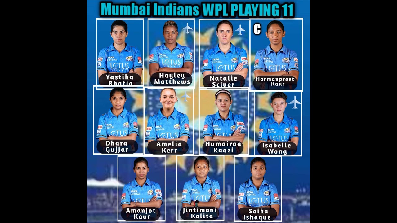 Mumbai Indians playing 11 WPL 2023 WPL mi playing 11 