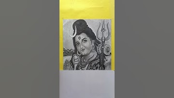 shivratri special lord shiva drawing 🙏 | mahadev drawing #shorts #short