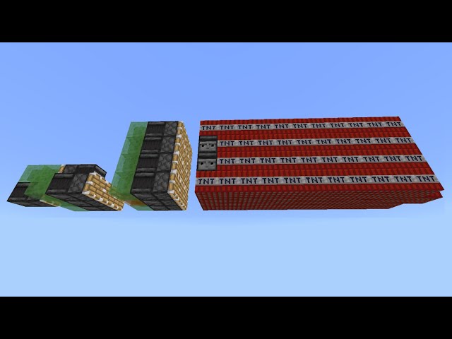 マイクラ 高威力 Tntミサイルの作り方 Youtube