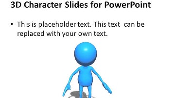 CrystalGraphics 3D Character Slides for PowerPoint Bowing