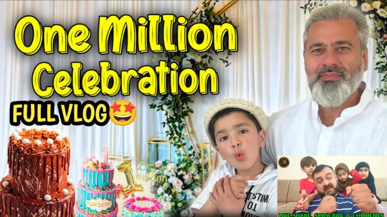 1 Million Subscribers Celebration With Imran Riaz Khan I Pakistani ...