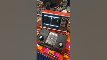 The late 70s vibe for the classic Atari Pong display has got me 😍! #retrogaming #atari @atari