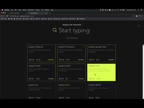 Full Stack Web Developer Course: 13_4 - Intro to Passport.js