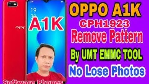 OPPO A1K CPH 1923 Remove password by UMT EMMC TOOL No lose Data