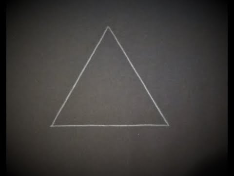 How To Draw An Equilateral Triangle With A Compass With Artist Janette Oakman Perfect Triangle