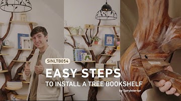 Bookshelf Tree Wall Mounted | Building a Tree Bookshelf Instructions | 2025 Interior Trends