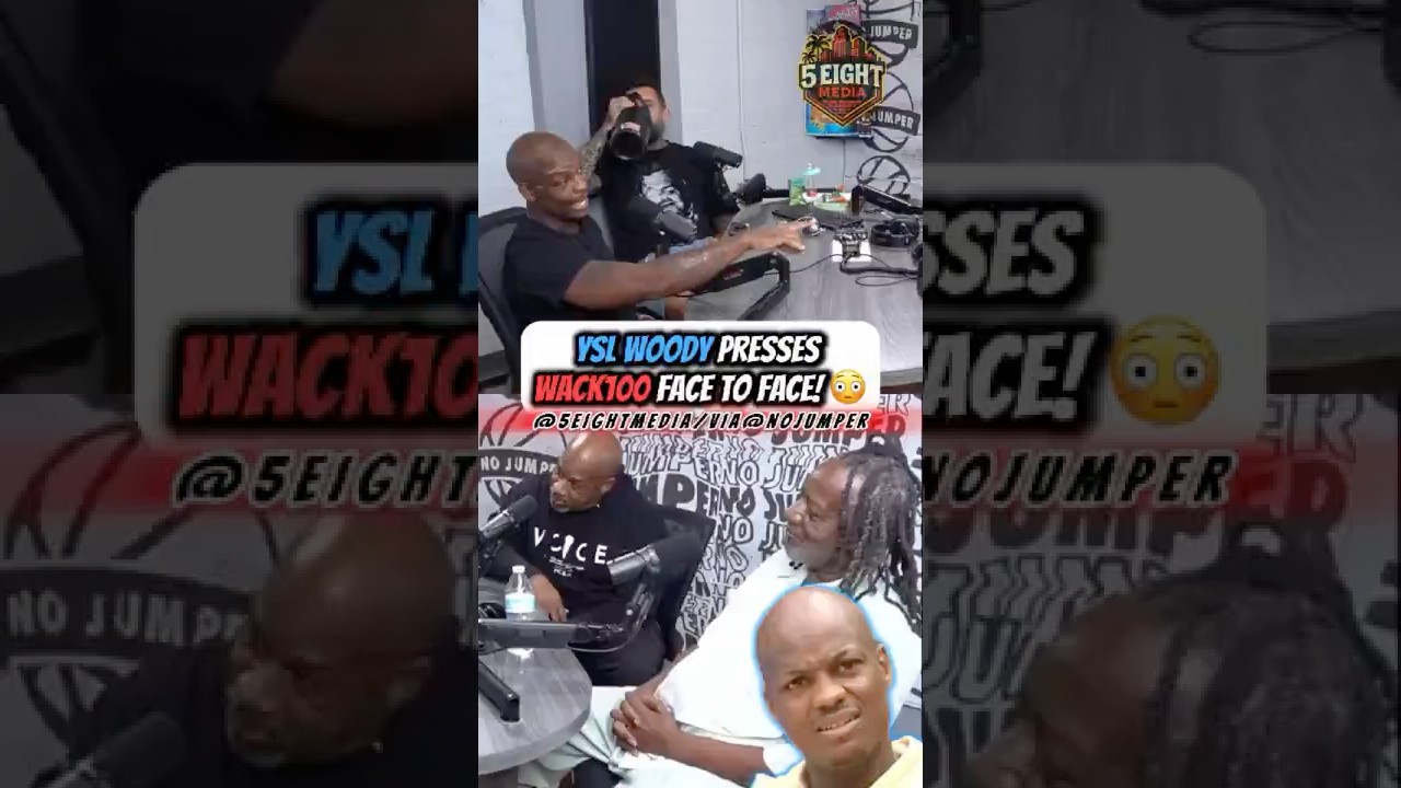 YSL Woody нападает на Wack100 лицом к лицу! 😳