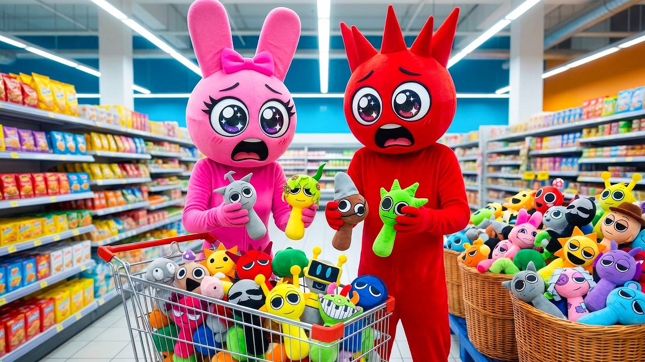 Pinki Raddy What Pinki & Raddy Discovered in the Supermarket... Is It SPRUNKI ...