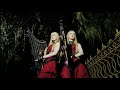 Deadly Black Night (Gothic Celtic) Harp Twins