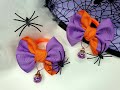 Halloween witch bow / Бантик на Хэллоуин / kokardka na Halloween