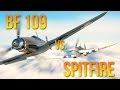 World war ii dogfight animation spitfire vs bf 109