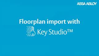 Floorplan Import with Key Studio master key system