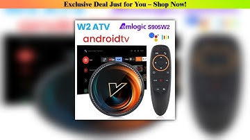 Editor’s Choice W2 ATV TV Box Android 11 Amlogic S905W2 Support 4K AV1 2.4&5G Wifi BT with Google V