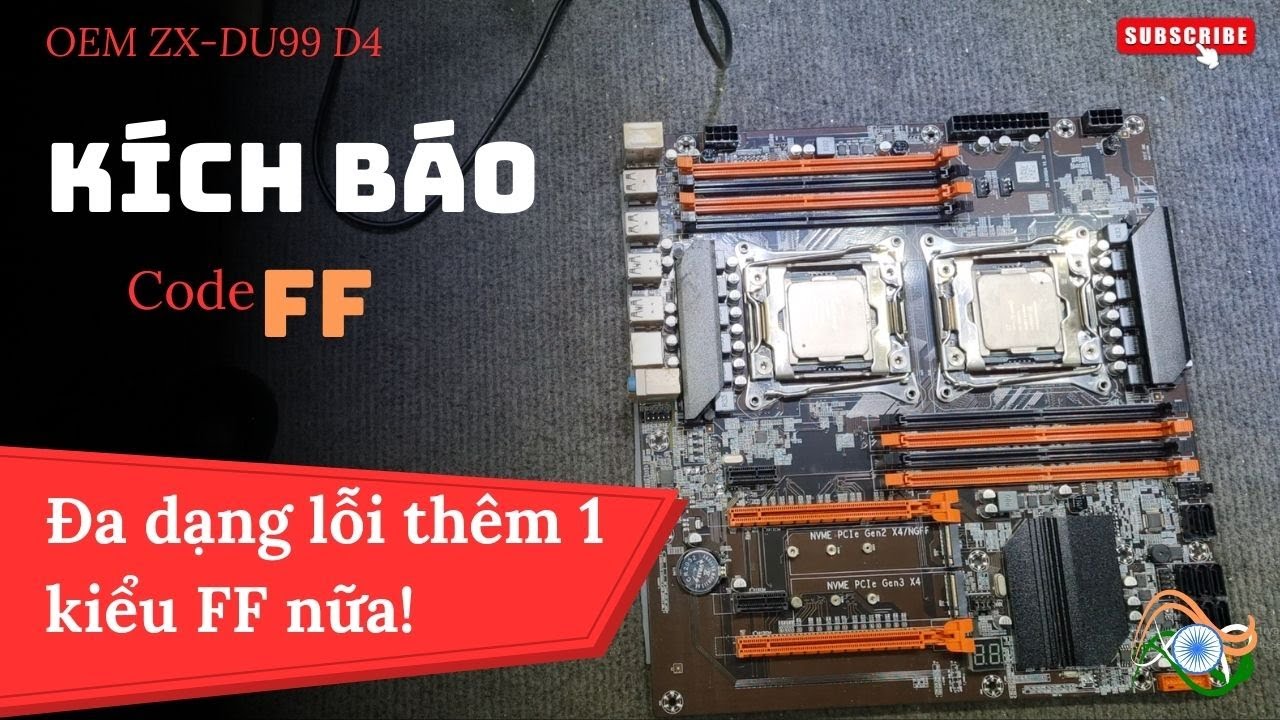 その他 build94 Máy tính main OEM ZX DU99 D4 kích nguồn báo code ff không lên! Đa