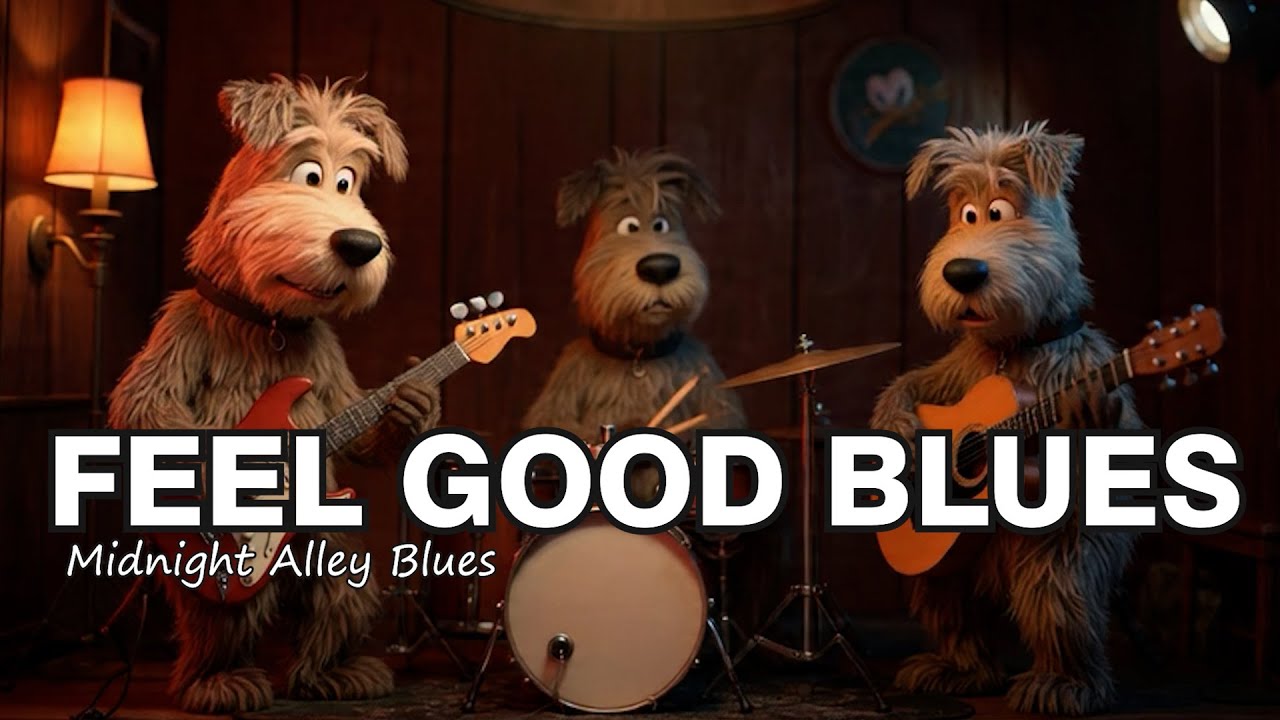 Upbeat Coffee Blues Instrumental ☕🎸  Classic Groovy Blues