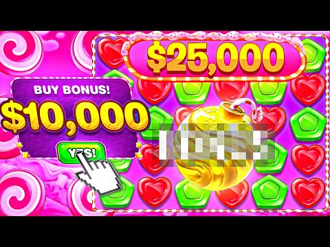 $10000 ALL IN SWEET BONANZA 1000!! (BIG WIN) - YouTube
