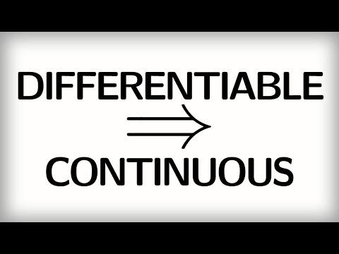 3.5 Differentiable implies