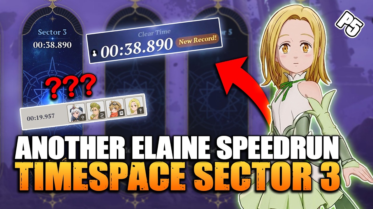 Elaine's Going Crazy on Sector 3 | 38.890 Sec Speedrun | The Seven