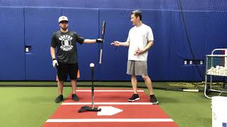 Batting Tee- Fungo Bat Drill