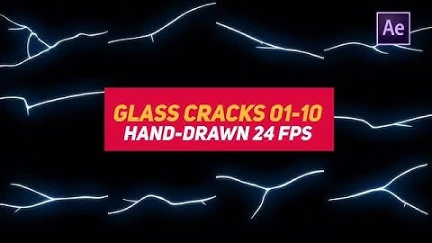 Liquid Elements 3 Glass Cracks 01-10 After Effects Templates