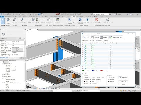 Changes Synchronization between Revit and Advance Steel