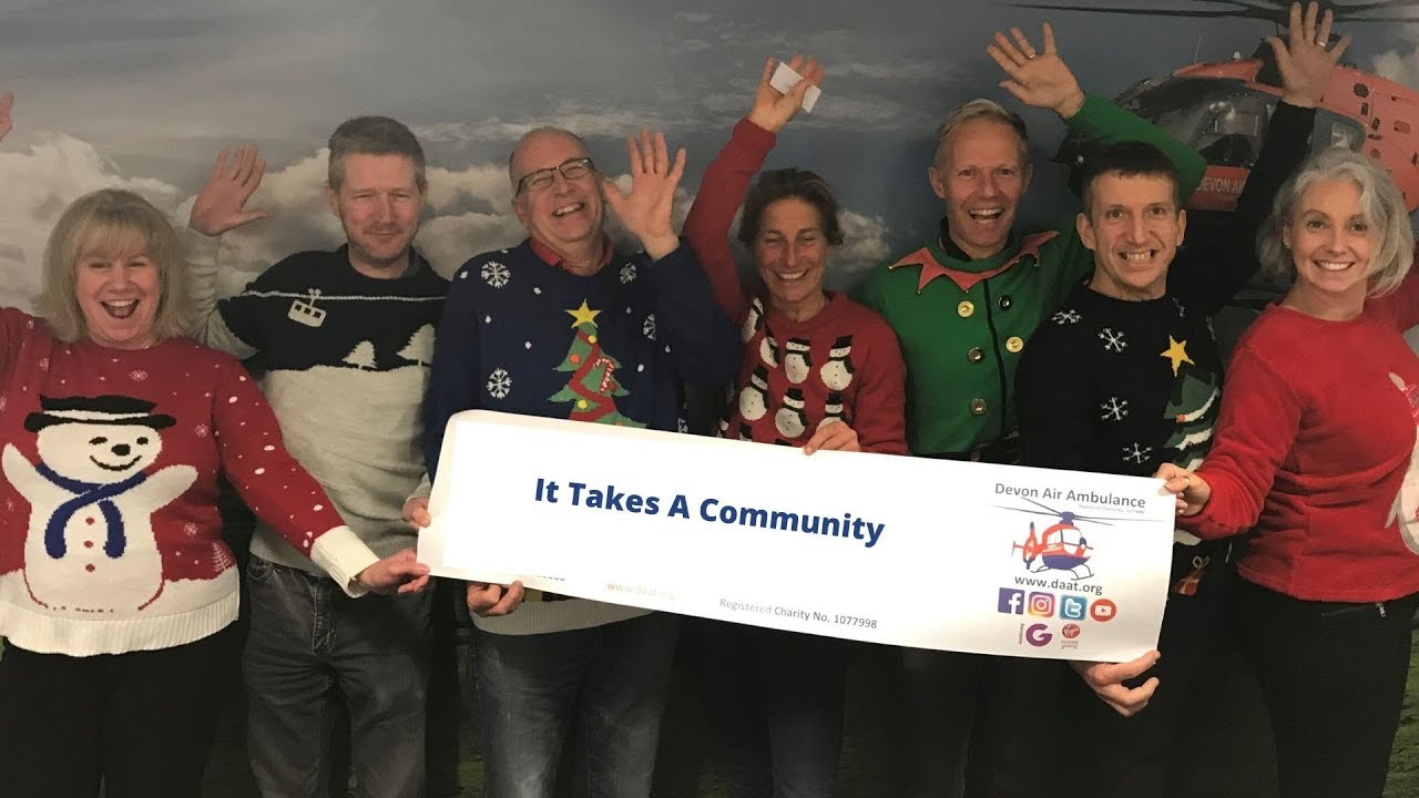 Devon Air Ambulance launches Christmas Campaign - YouTube