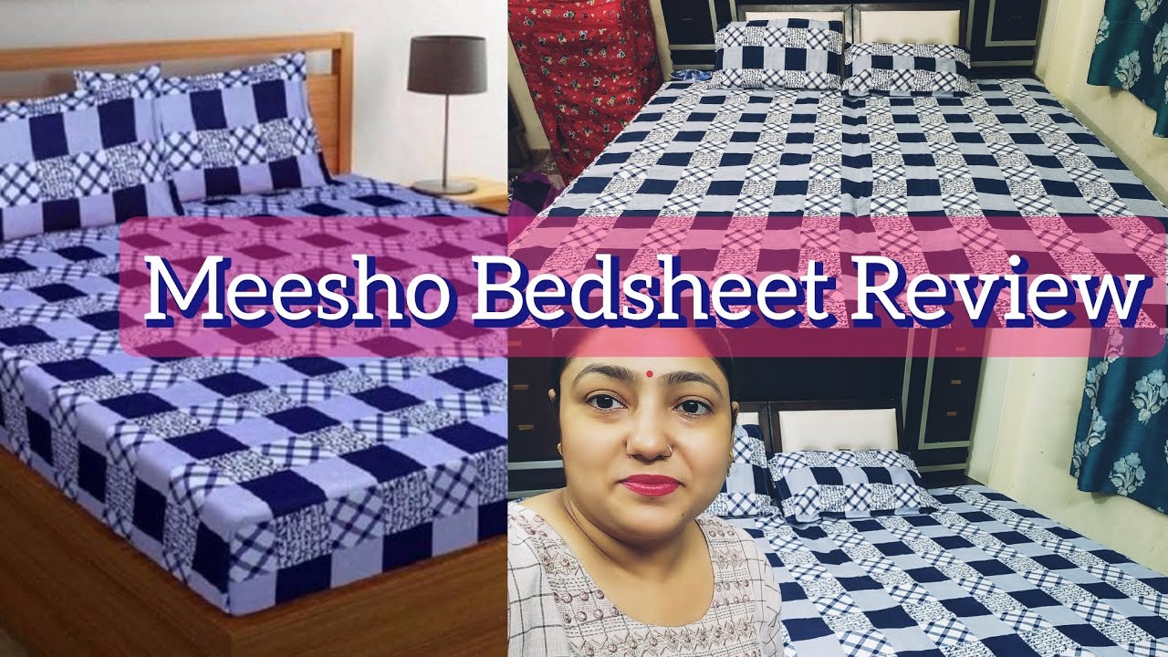meesho-3d-bedsheet-honest-review-under-250rs-worth-or-not