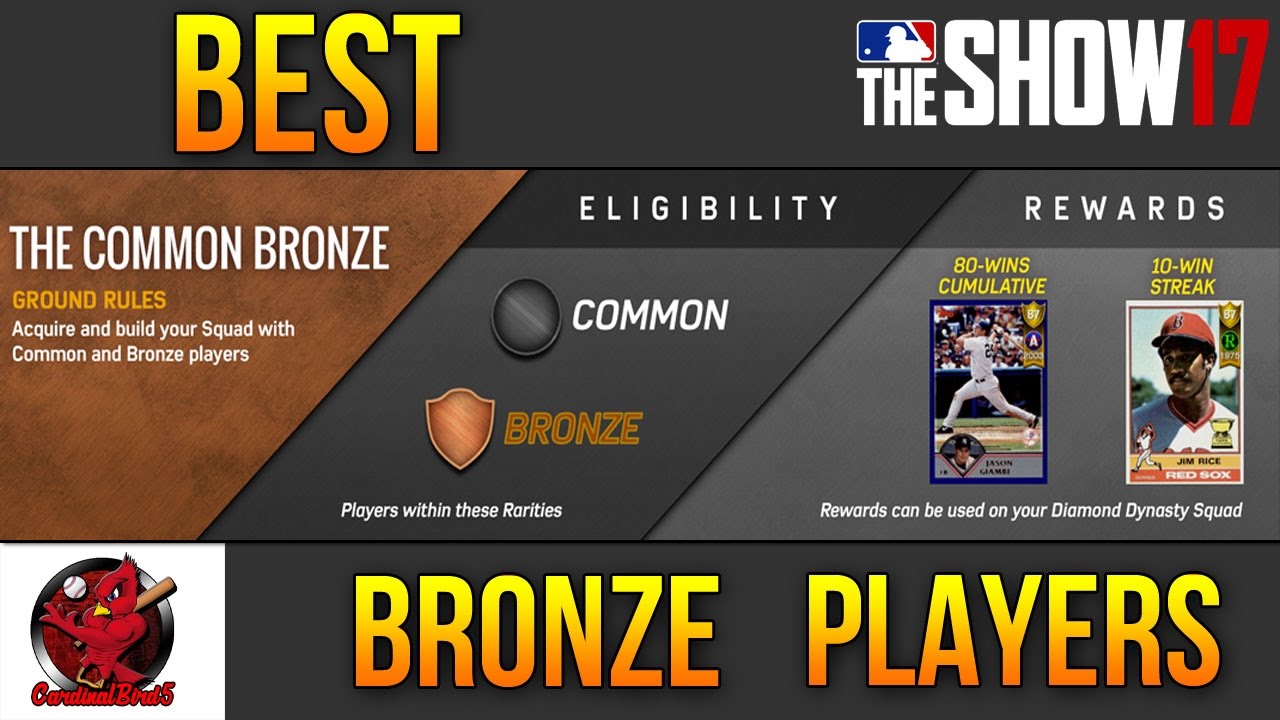 MLB The Show 17 | Top Cards for Bronze Event