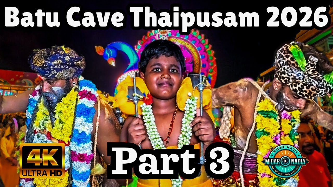 Batu Caves Thaipusam 2026 Part 3 | Full Festival Coverage & Highlights Malaysia Thaipusam
