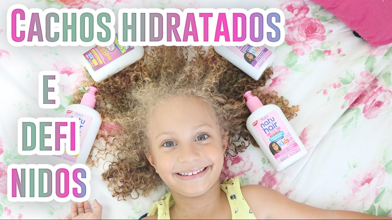 COMO HIDRATAR E DEFINIR OS CACHOS DE CRIANÇAS ♥ Fala Dantas