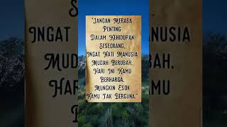 Jangan Merasa Pentingshorts  quotes motivasidiri